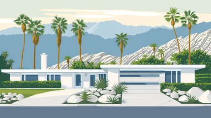 Midcentury home Palm Springs 