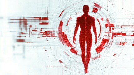 Exploring human connection through digital art virtual space abstract visualization technology