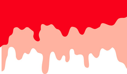 red paint dripping