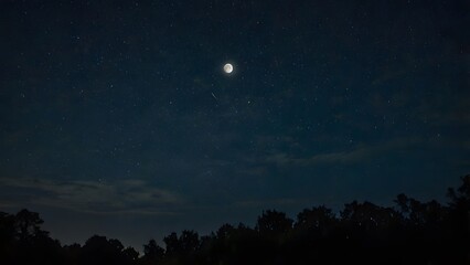 night sky with stars