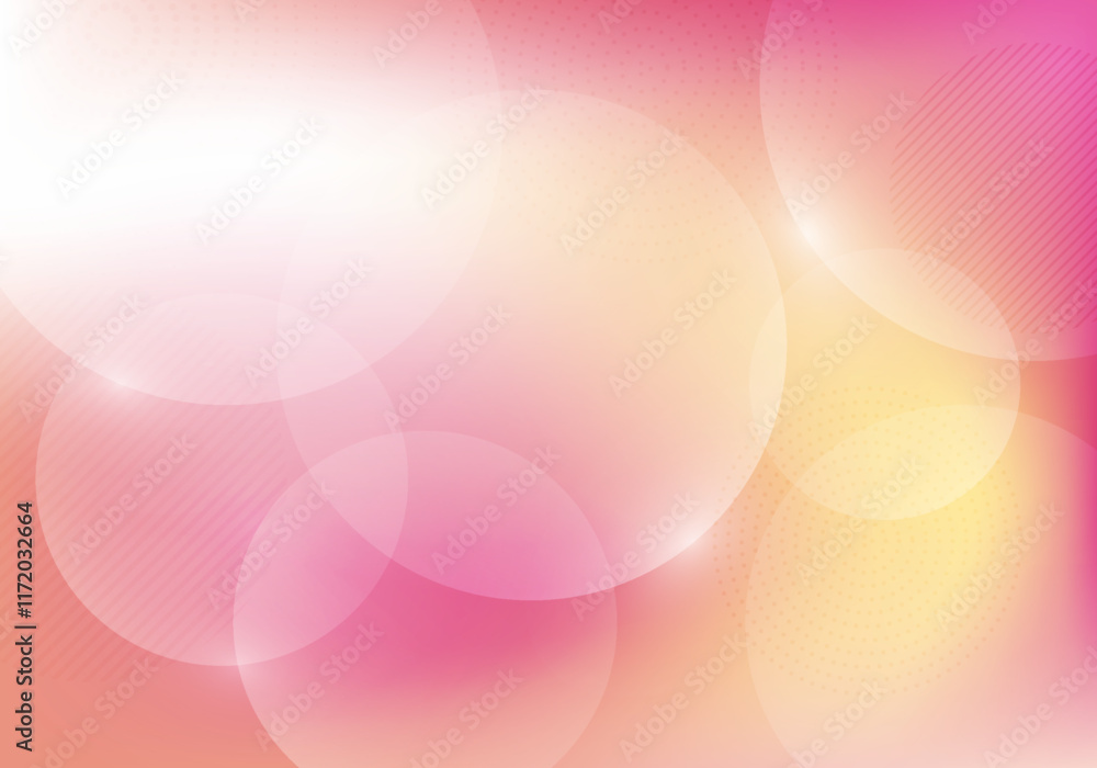 Poster abstract of pink and yellow gradient design of vivide background. mesh design for clean design with 