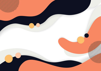 Abstract minimalist design with earthy tones and fluid waves, ideal to use for modern branding or digital content, blending organic movement with calming colors.