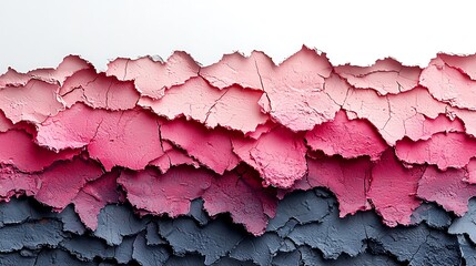 Fototapeta premium Abstract pink and grey cracked texture background.