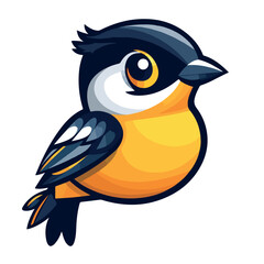 Bird sports mascot logo vector illustration