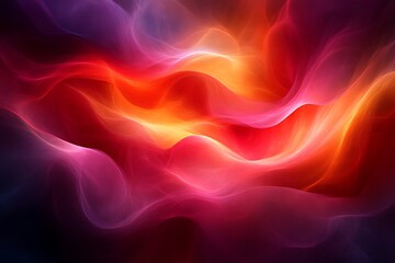 Fototapeta premium Abstract swirling fiery and smoky colors.