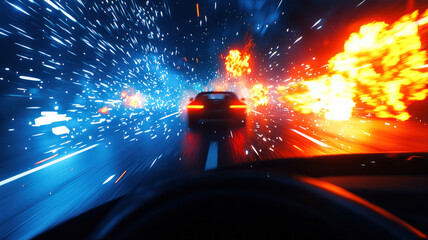 A futuristic financial dashboard featuring glowing circular graphs and sharp line charts, seamlessly overlaid on a sleek digital holographic interface for real-time analytics and financial insights.
