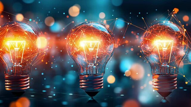 glowing bulb