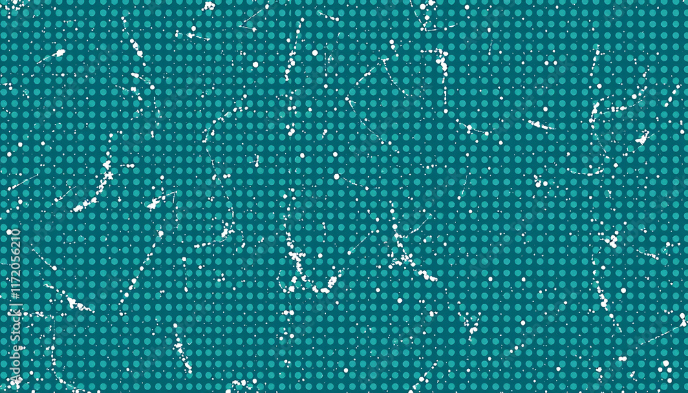 Poster halfton pattern background texture overlay grunge distress linear vector.
