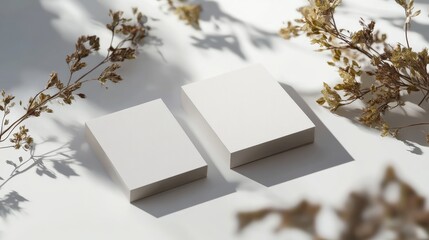 Blank Business card box