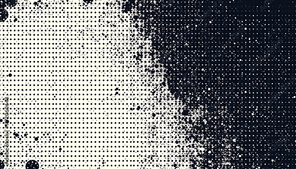 Poster halfton pattern dot background texture overlay grunge distress linear vector. vector halftone dots. 