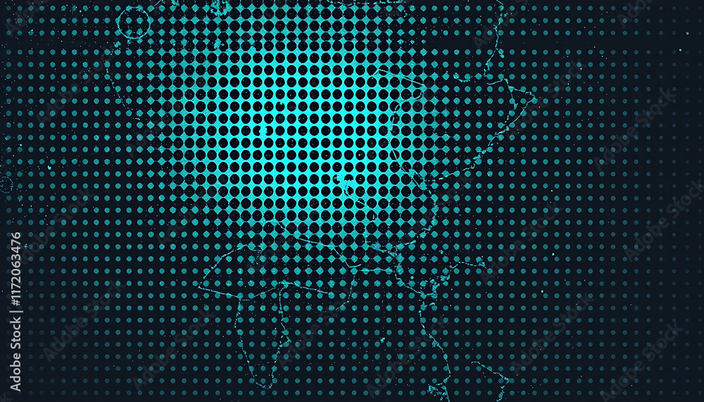 Poster halfton pattern dot background texture overlay grunge distress linear vector. vector halftone dots. 