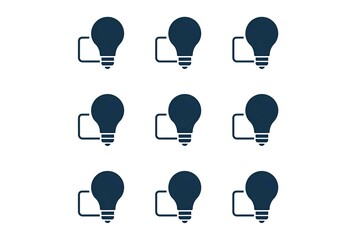unique plug shaped light bulbs on white background representing energy efficiency and modern design ideas
