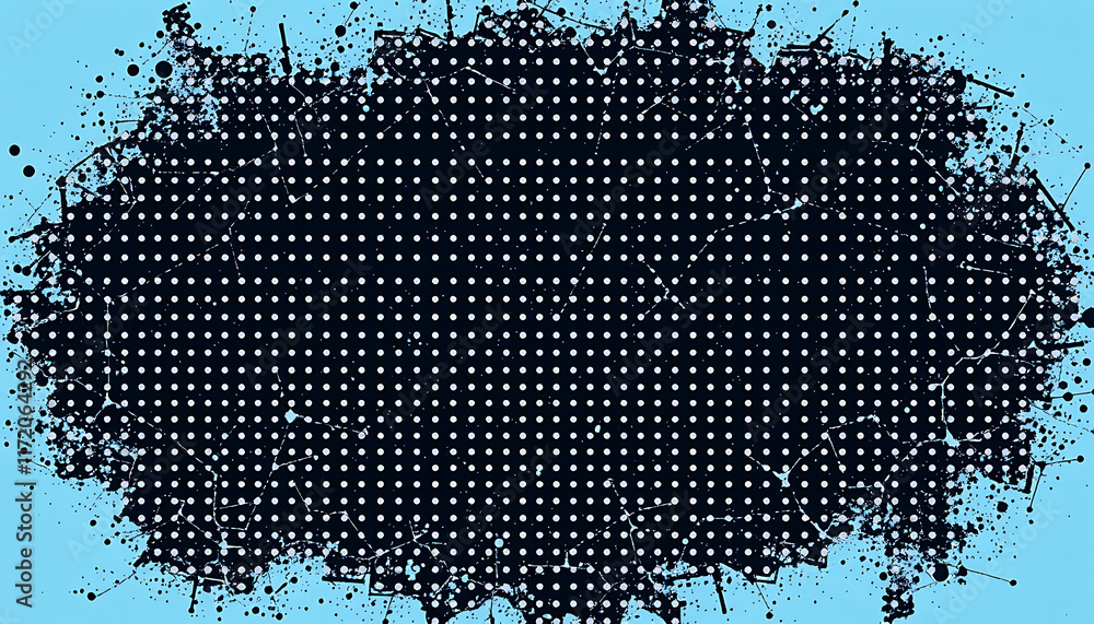 Poster halfton pattern dot background texture overlay grunge distress linear vector. vector halftone dots. 