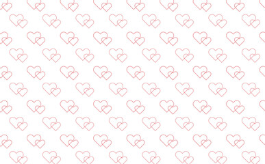 ハート背景　パターンスウォッチ