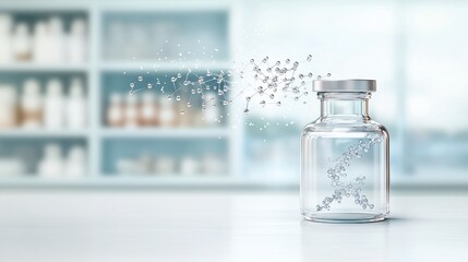 Innovative drug development process laboratory setting pharmaceutical image clean environment close-up view science and technology insights