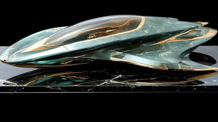  Sleek and Futuristic Vehicle Model Showcases Stunning Design Details.