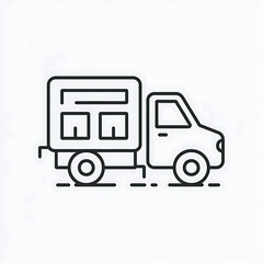 truck icon vector illustration