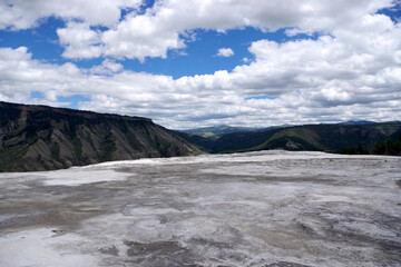 Landscape view near Mammoth Hot Springs