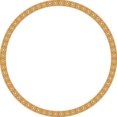 Golden Chinese Frame Decoration Vector