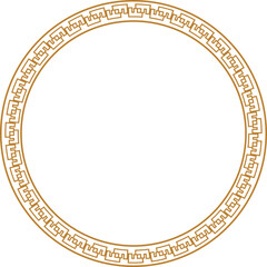 Golden Chinese Frame Decoration Vector