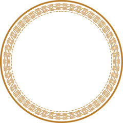 Golden Chinese Frame Decoration Vector