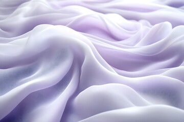 Fototapeta premium Draped lavender silk fabric texture. (3)