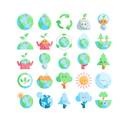 001 ILUSTROFLAT ICON ADS ECOLOGY AND ENVIRONMENT 