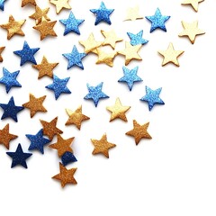 Obraz premium Stars isolated on white background