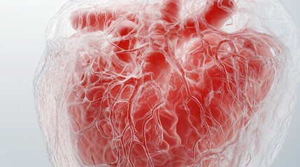 Obraz premium Artistic Representation of a Human Heart