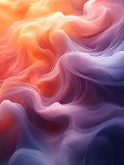 Fototapeta premium Abstract swirling colorful smoke. (2)