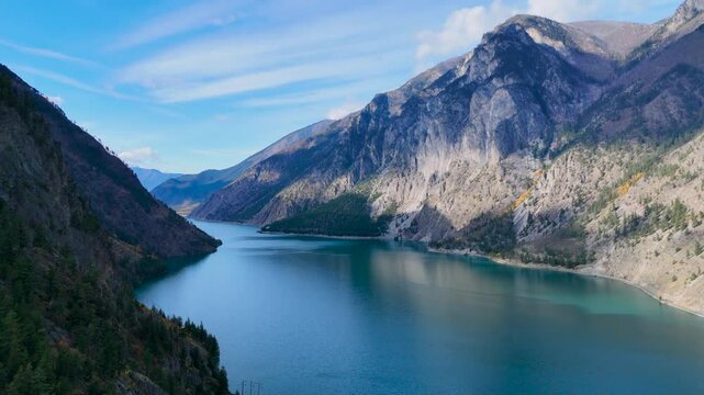 Canadian Mountain Landscape in BC - Seton Lake Lookout in British Columbia