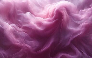 Obraz premium Abstract pink and purple fabric swirls.