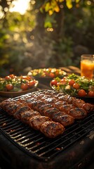 Sunny Backyard BBQ Spread for Father’s Day