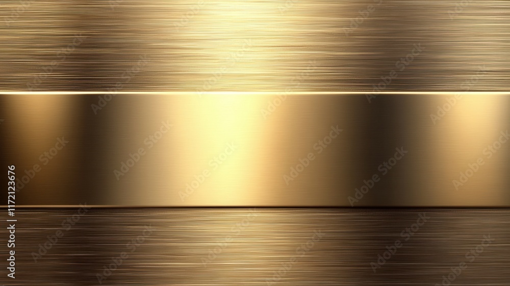 Poster shiny gold metallic background with smooth gradient texture for elegant designs and creative project