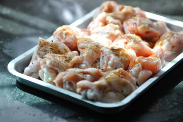 raw chicken or ferment chicken for cook