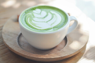 green tea or matcha latte , matcha green tea latte , milk green tea
