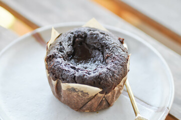 chocolate cake or dark chocolate cake or chocolate cupcake