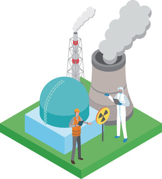 原子力発電所のイメージイラスト
