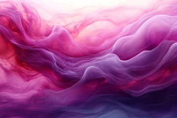Fototapeta premium Abstract composition of vibrant pink and orange swirling smoke