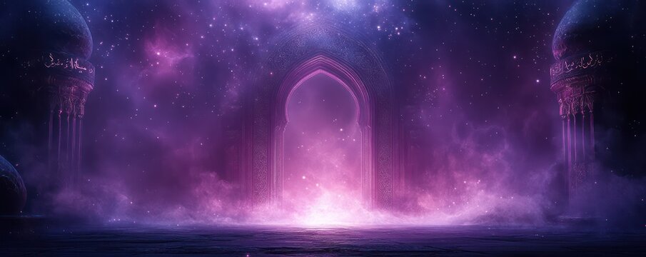 Cosmic Gateway: A Mystical Portal to the Universe