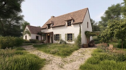 Charming Countryside House Surrounded by Nature