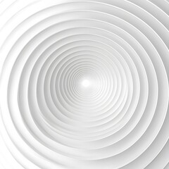 Obraz premium Modern Minimalist 3D Abstract Spiral Pattern Background in Elegant Monochrome Design