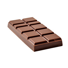 chocolate bar isolated transparent background
