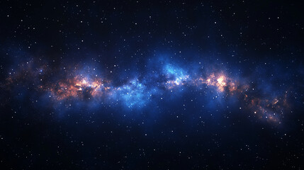 宇宙空間に広がる神秘的な星雲と恒星の誕生をリアルに描いたAI生成画像