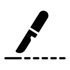 sterilization glyph icon