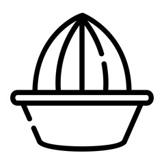 squeezer Line Icon