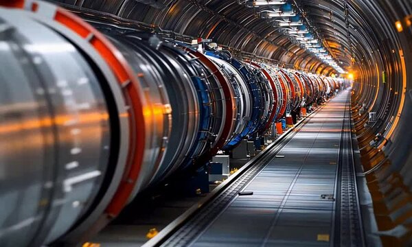 Journey into the Heart of Science: Exploring the Immense Large Hadron Collider Tunnel
