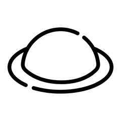 diaphragm line icon