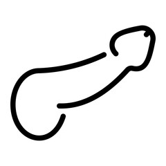 penis line icon