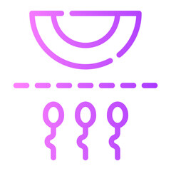 contraceptive methods gradient icon